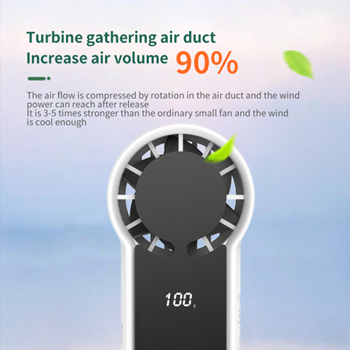 High speed quiet mini handheld fan