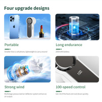 High speed quiet mini handheld fan