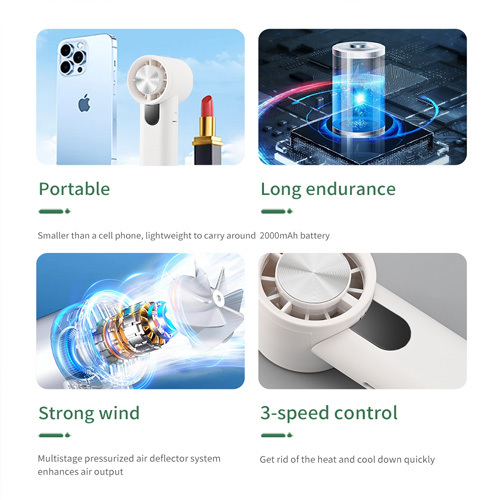 Mini ventilateur portatif de voyage