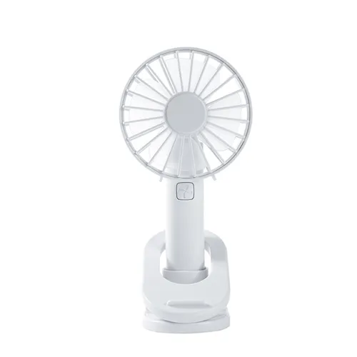 Ventilador elétrico dobrável de bateria com clipe de mão pequeno personalizado
