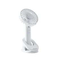 Ventilador elétrico dobrável de bateria com clipe de mão pequeno personalizado