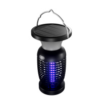 Rechargeable solar led mosquito killer lamp