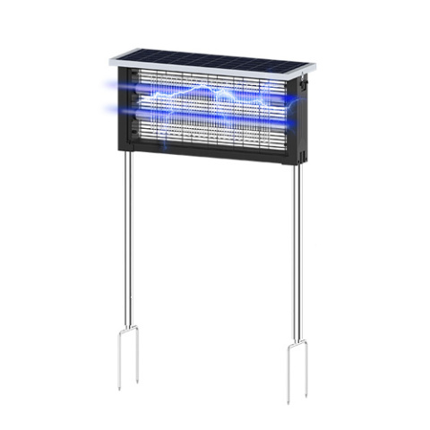 Solar bug zapper lantern