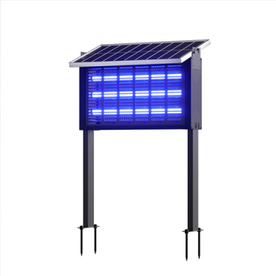 Solar powered bug zapper lantern