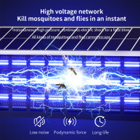 Solar powered bug zapper lantern