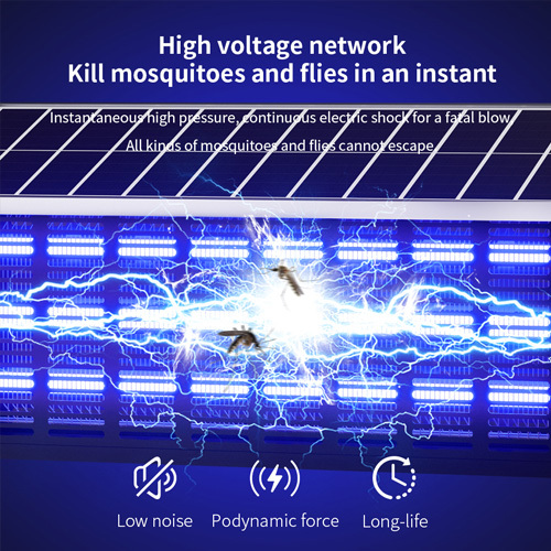 Solar powered bug zapper lantern