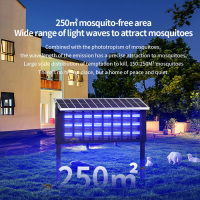 Solar powered bug zapper lantern