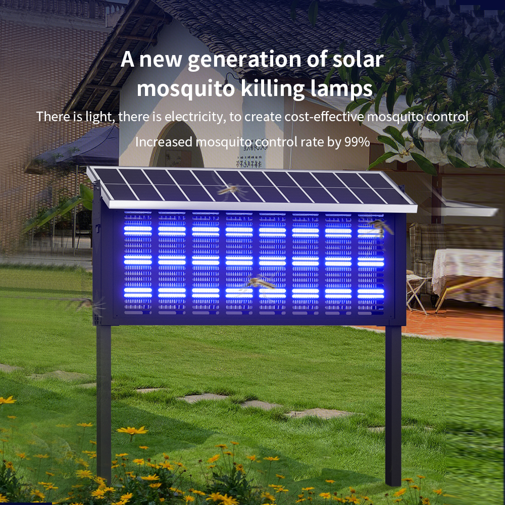 Solar bug zapper lantern