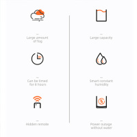 Humidificateur ultrasonique pour bébé dans toute la maison