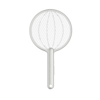 Mini electric mosquito racket usb lithium battery