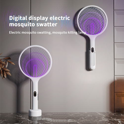 2 in 1 mosquito racket high voltage bug zapper racket