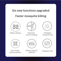 2 in 1 mosquito racket high voltage bug zapper racket