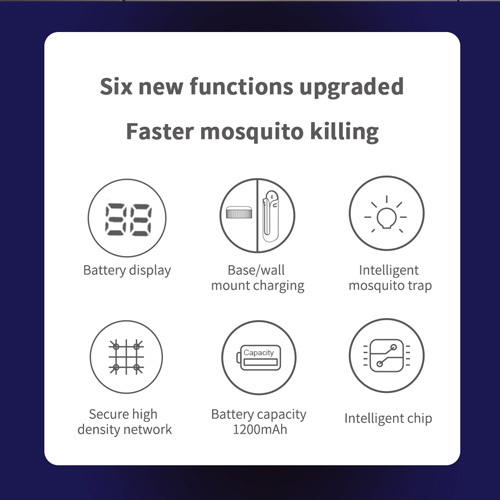 2 in 1 mosquito racket high voltage bug zapper racket