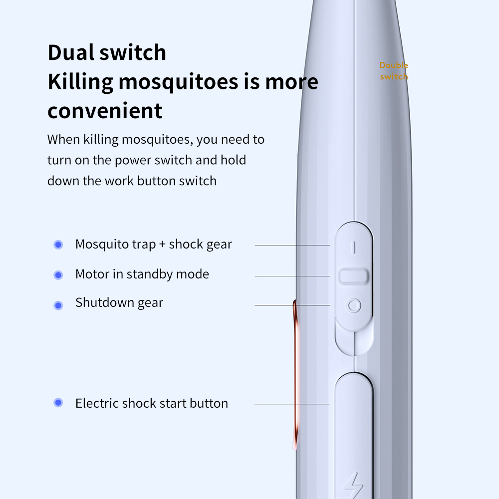 Electric mosquito swatter rechargeable