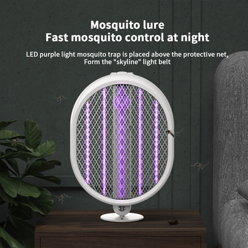 Foldable insect killer racket