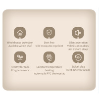 Indoor Wall mounted electric liquid repellent mosquito repellent incense