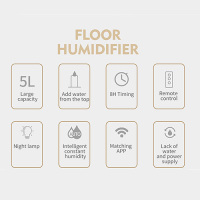 Humidificateur à vapeur froide pour grande chambre à coucher