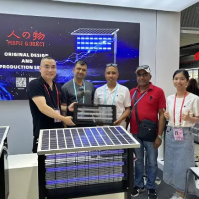 Solar mosquito killer lamp cooperative customer