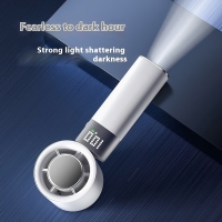 Portable cooling handheld battery fan