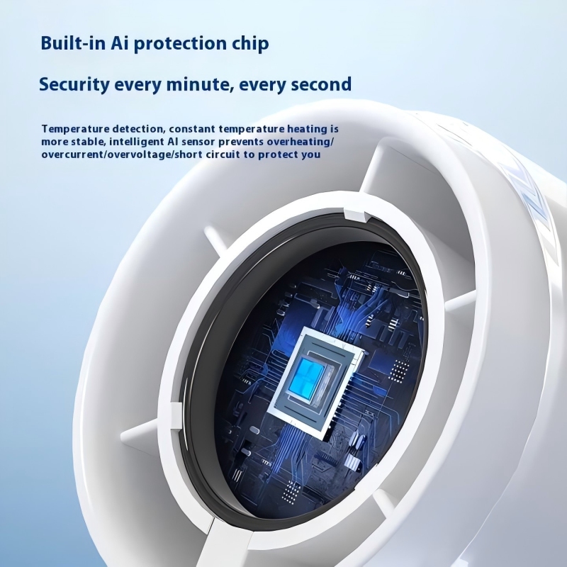 Quiet portable trave high speed handheld fan