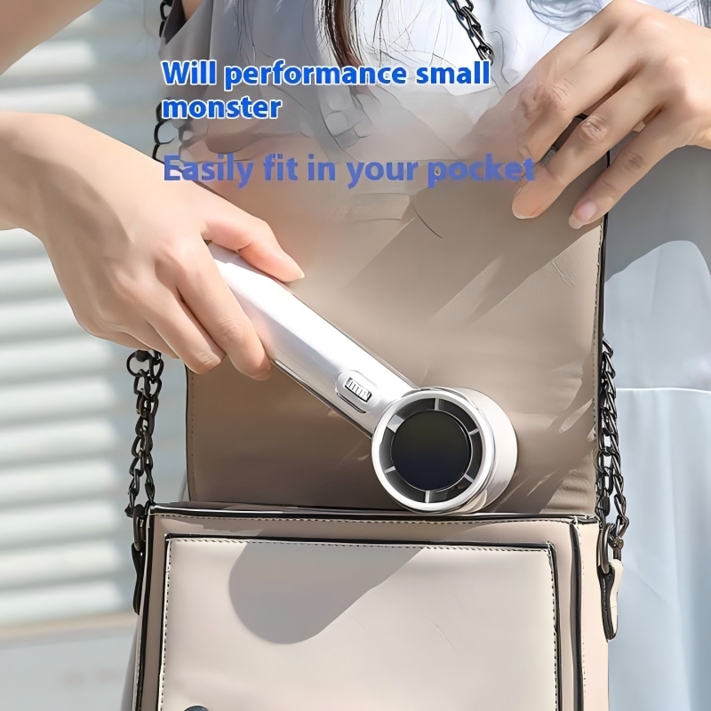 Quiet portable trave high speed handheld fan