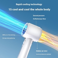 Quiet portable trave high speed handheld fan