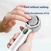Portable mini rechargeable cooling handheld fan