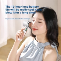 Portable mini rechargeable cooling handheld fan