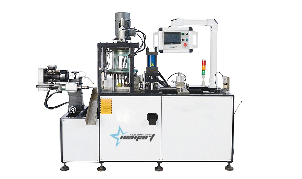 Aluminum Windows Doors Hinge Automatic CNC Processing Machine
