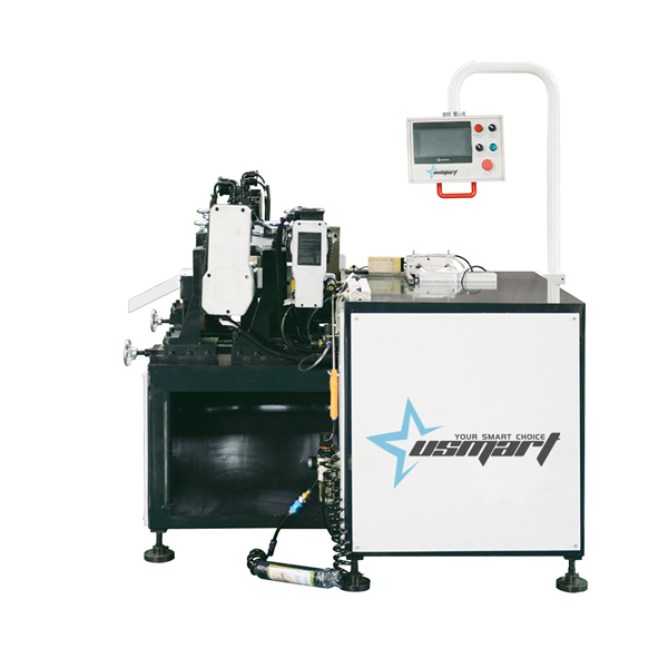 URT-47B Center Column Corner Side Top Double-Sided Chamfering And Tapping Machine