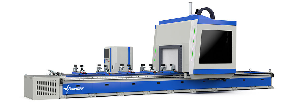 7000mm 5 Axis Aluminum Profile Drilling Milling Machine