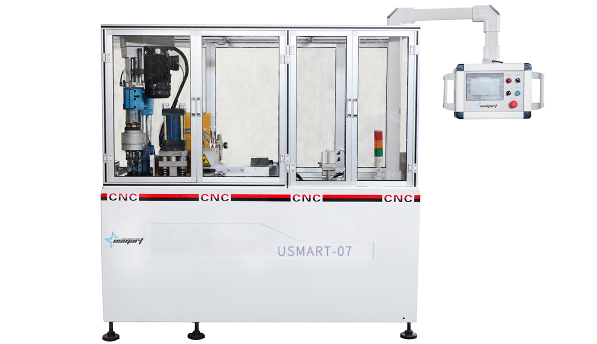 Aluminum Windows Doors Hinge Automatic CNC Processing Machine