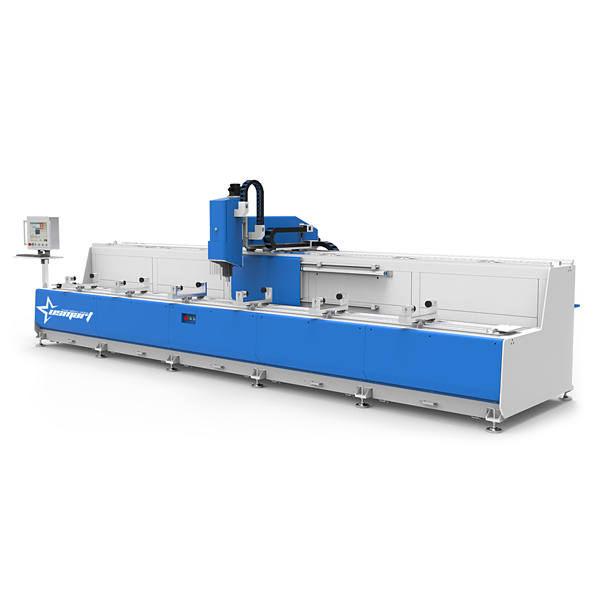 URT-A9 6000mm Aluminum Profile CNC Drilling Milling Machining Centre