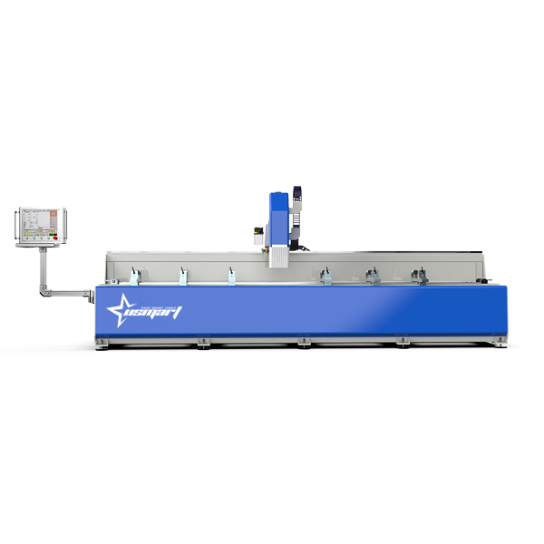URT-A8 3000mm Aluminum Profile CNC Drilling Milling Machine