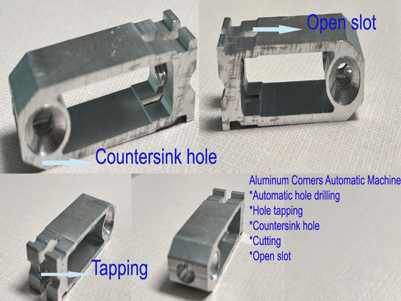 Efficient and intelligent manufacturing, empowering aluminum processing - multifunctional aluminum angle automatic machine hits with shock