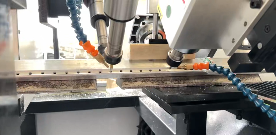 Aluminum Corners Hole Drilling