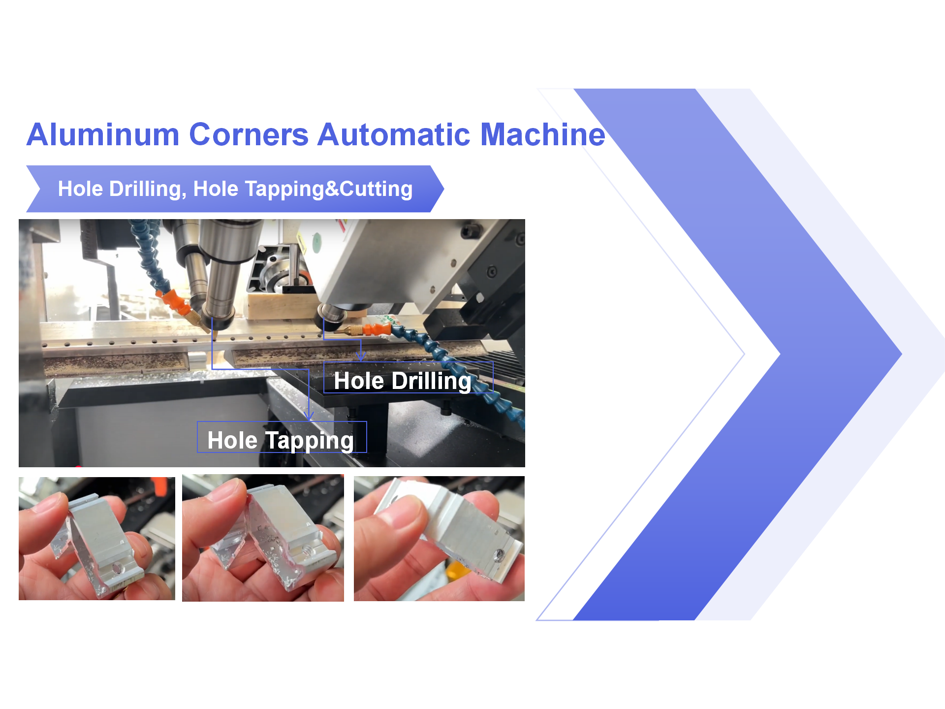 Aluminum Corners Machine