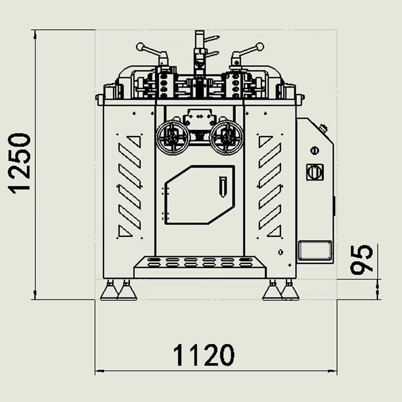 Aluminum Profile knife storage type Corner Crimping Machine LZJA3-120AF