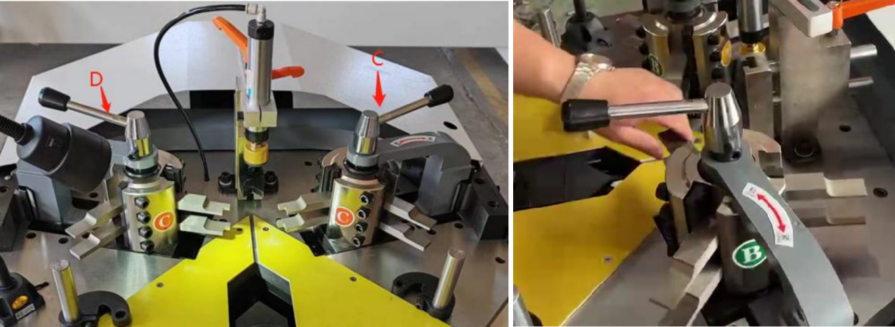 Single - Head Corner Crimping Machine