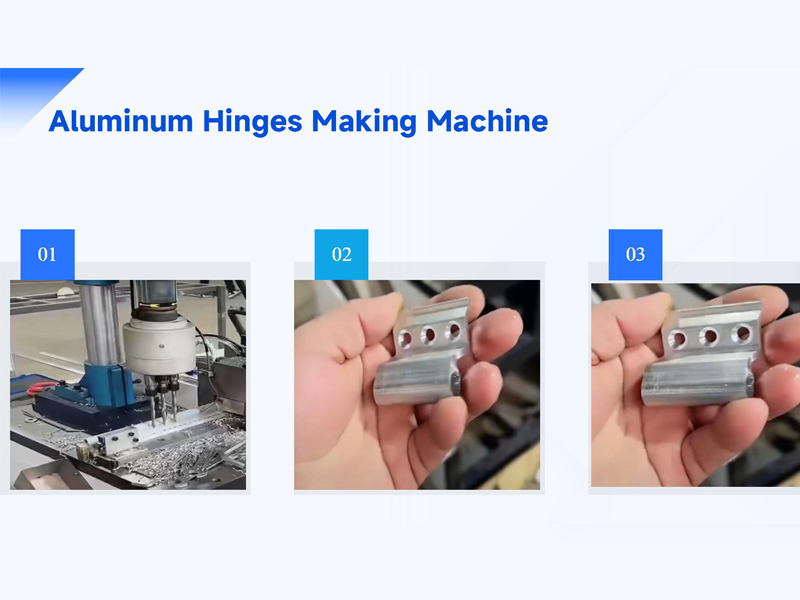 Sample Of Aluminum Hinge Making Machine