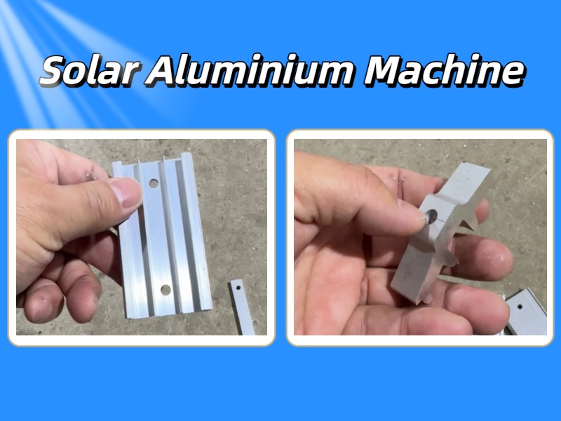 Aluminum Solar Photovoltaic Hole Drilling Tapping and Cutting Automatic Machine