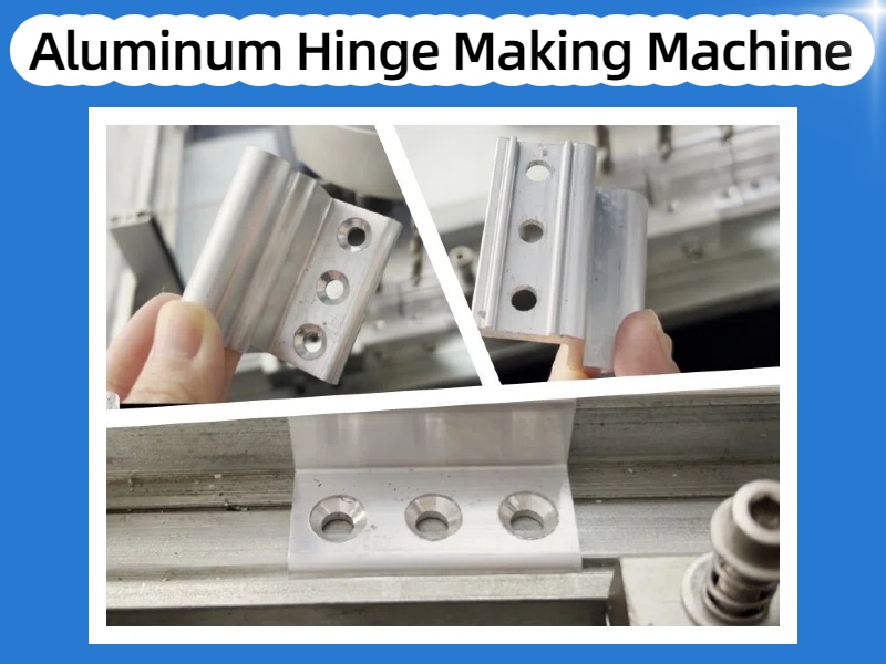 Aluminum Window Door Hinge Making Machine, Aluminum Hinge Holes Punching,Cutting,Countersinking Hole