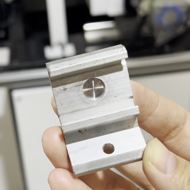 Aluminum Corner Drilling Aluminum Corner Drilling