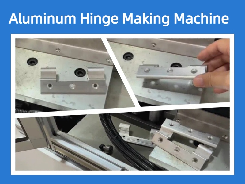 Aluminum Hinge Making Machine, Aluminum Hinge Holes Drilling, Countersinking and Cutting Machine Aluminum Hinge Making Machine, Aluminum Hinge Holes Drilling, Countersinking and Cutting Machine