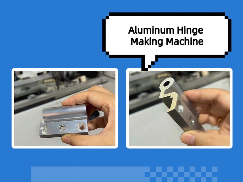 Aluminum Hinge Making Machine, Window Door Hinge Holes Punching, Cutting,Coutersinking Machine