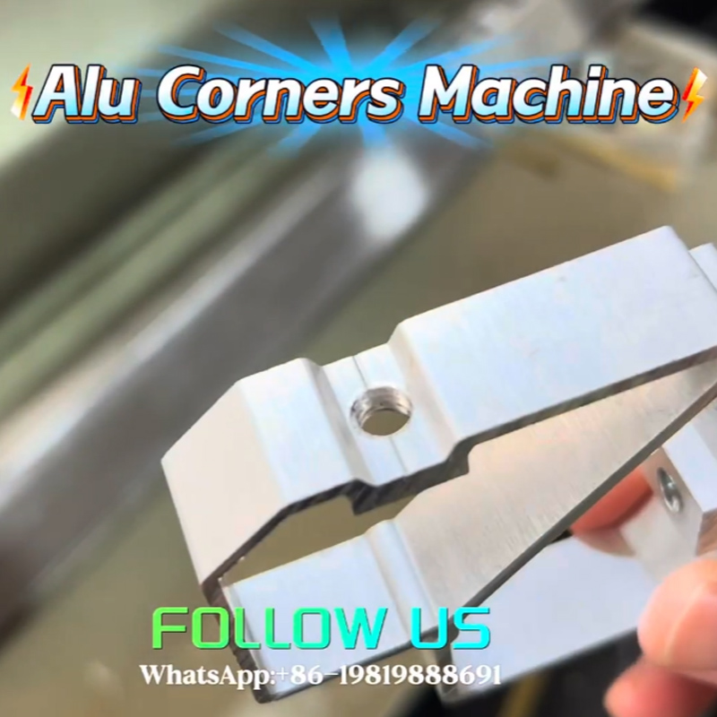 6 Axis Aluminum Corners Automatic Machine for holes drilling,tapping and cutting