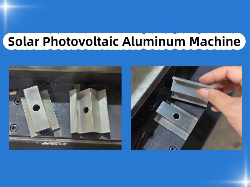 Solar Photovoltaic Aluminum Machine, PV Pressing Block Machine for hole punching and cutting