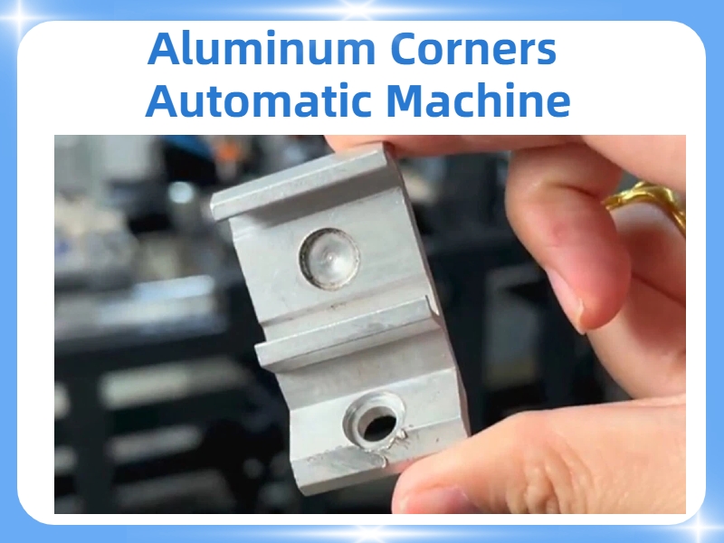 Máquina automática para esquinas de aluminio, máquina para taladrar, roscar y cortar agujeros en esquinas de aluminio