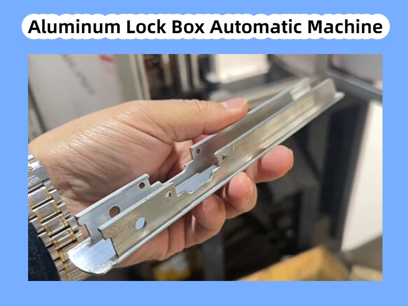 Machine automatique pour boîtes de sécurité en aluminium, machine de fabrication de boîtes de sécurité en aluminium, poinçonneuse pour boîtes de sécurité en aluminium