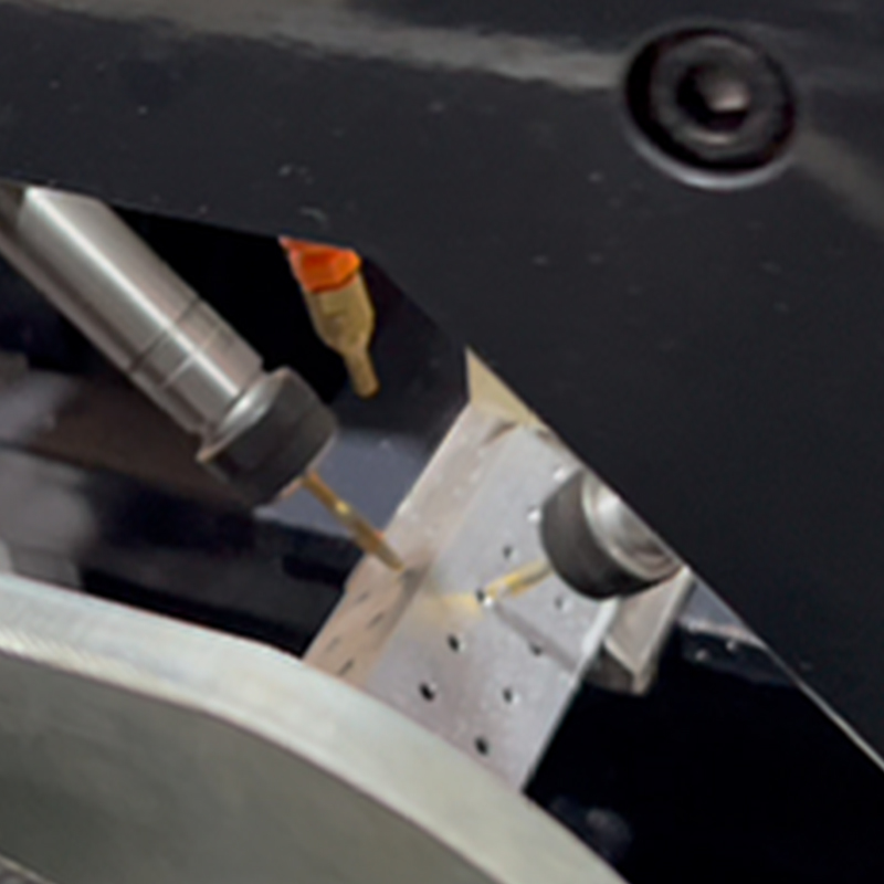 Aluminum corner processing machine